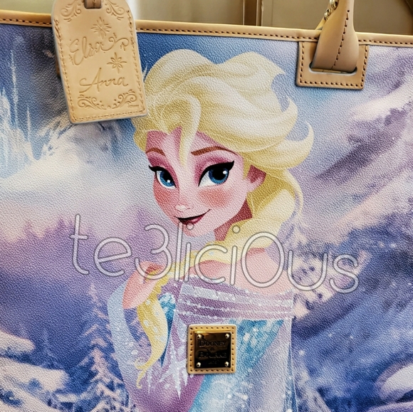 DISNEY DOONEY & BOURKE FROZEN ELSA ANNA TOTE - Picture 8 of 8